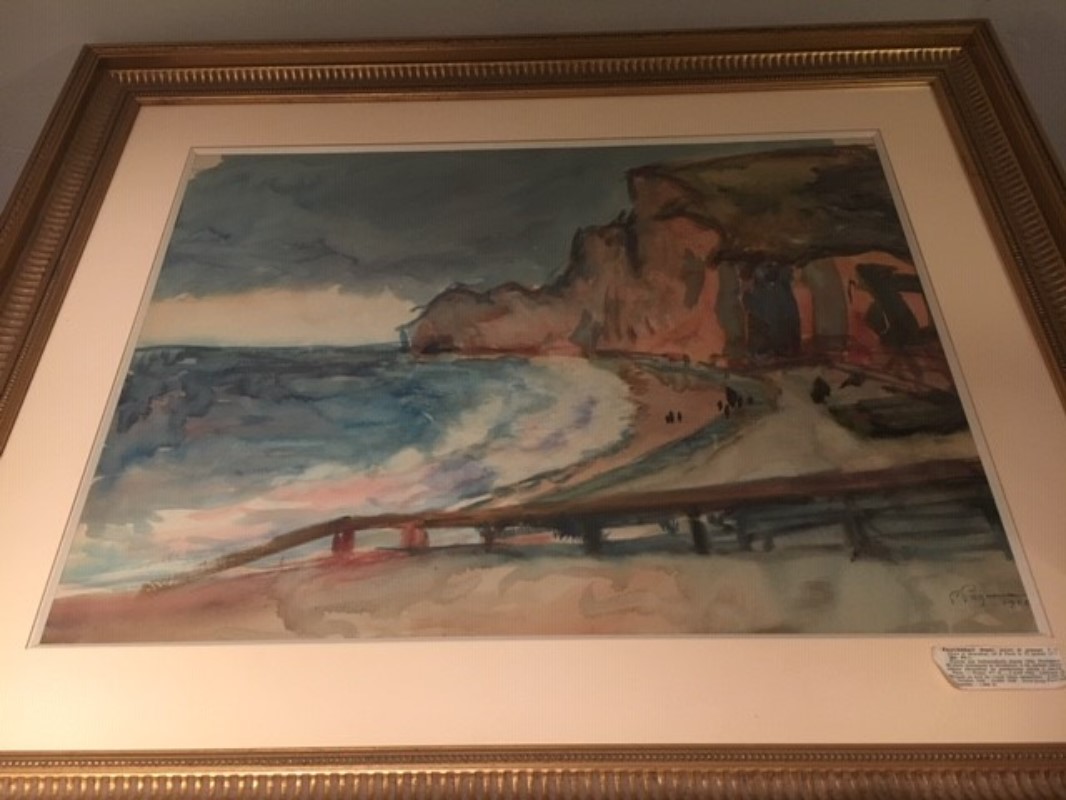 M 585 aquarelle de Paul Paquereau 1922