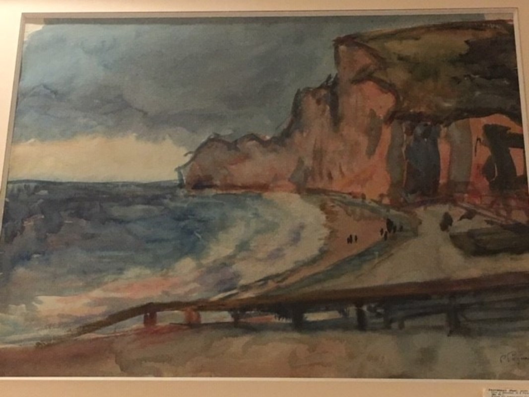 M 585 aquarelle de Paul Paquereau 1922