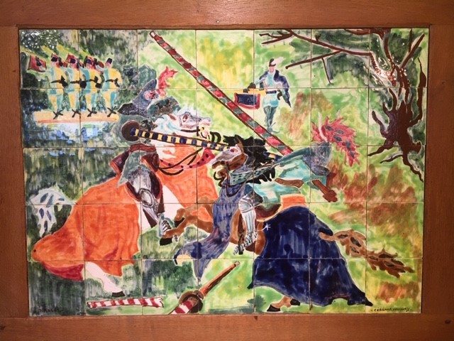 M 626 panneau de René Neveux à Vallauris