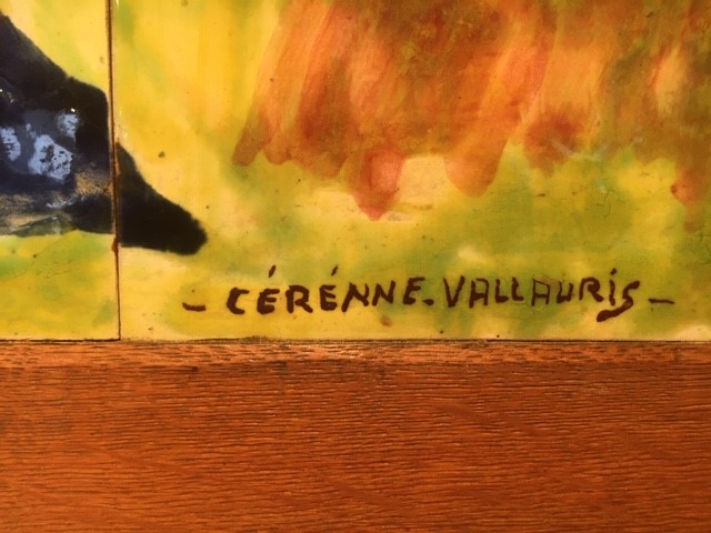 M 626 panneau de René Neveux à Vallauris